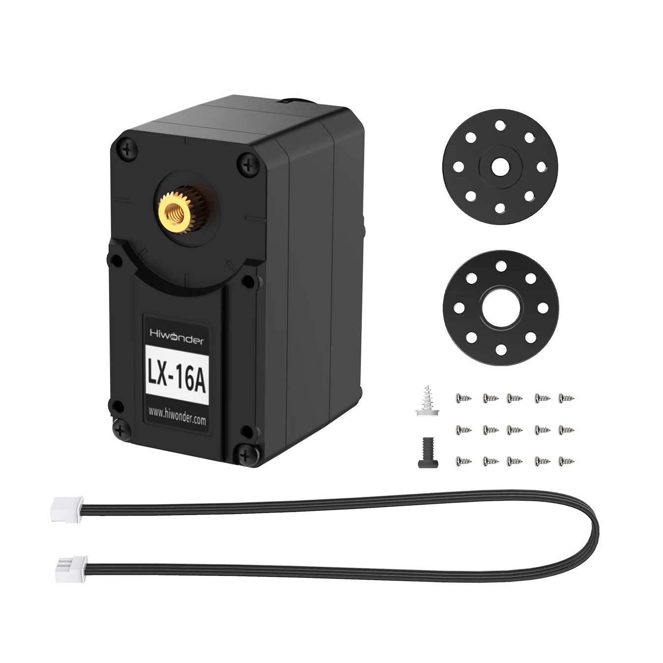 

Hiwonder LX-16A Full Metal Gear Serial Bus Servo Motor With Real-Time Feedback Function For RC Robot Control Angle 240