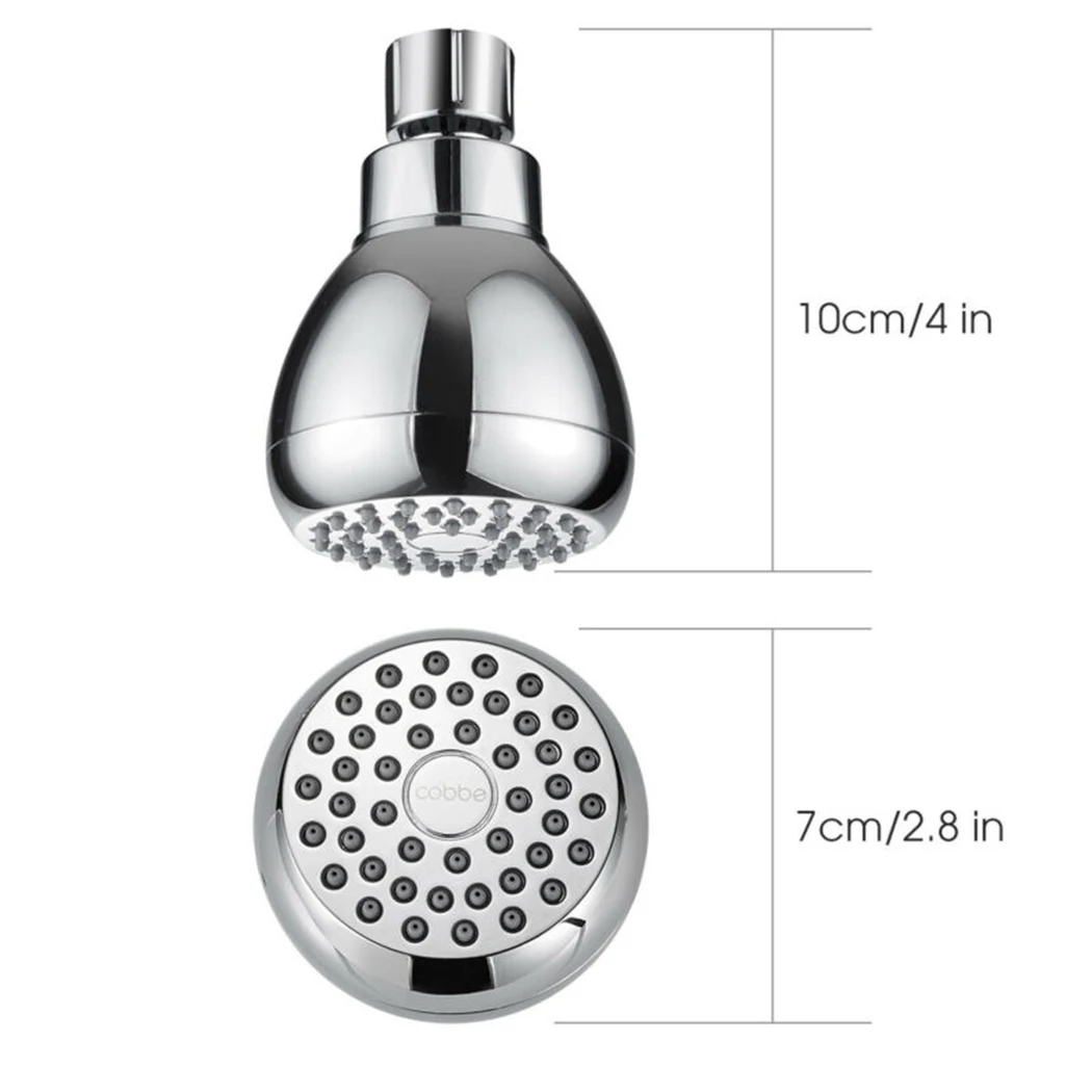 Replacement Shower Head Accessories 2.5 gallons Anti-leak Bathtubs Connector High Pressure Polished Chrome Rainfall