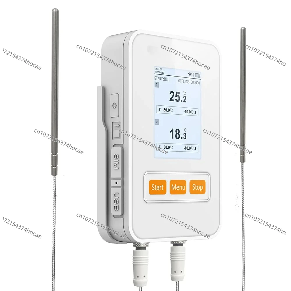 With 4G&WIFI  Plus Real Time Temperature And Humidity Monitoring Data Logger Recorder