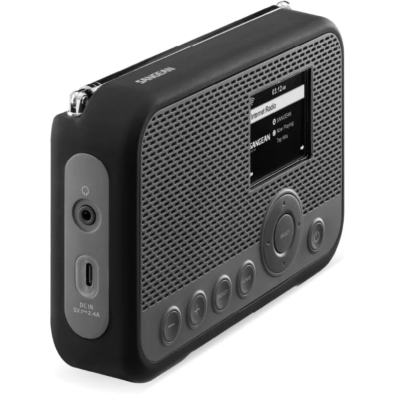 راديو WFR-39 FM-RBDS/الإنترنت مع توصيل سبوتيفي، راديو رقمي محمول قابل لإعادة الشحن للتحكم بالموسيقى الهوائية #4