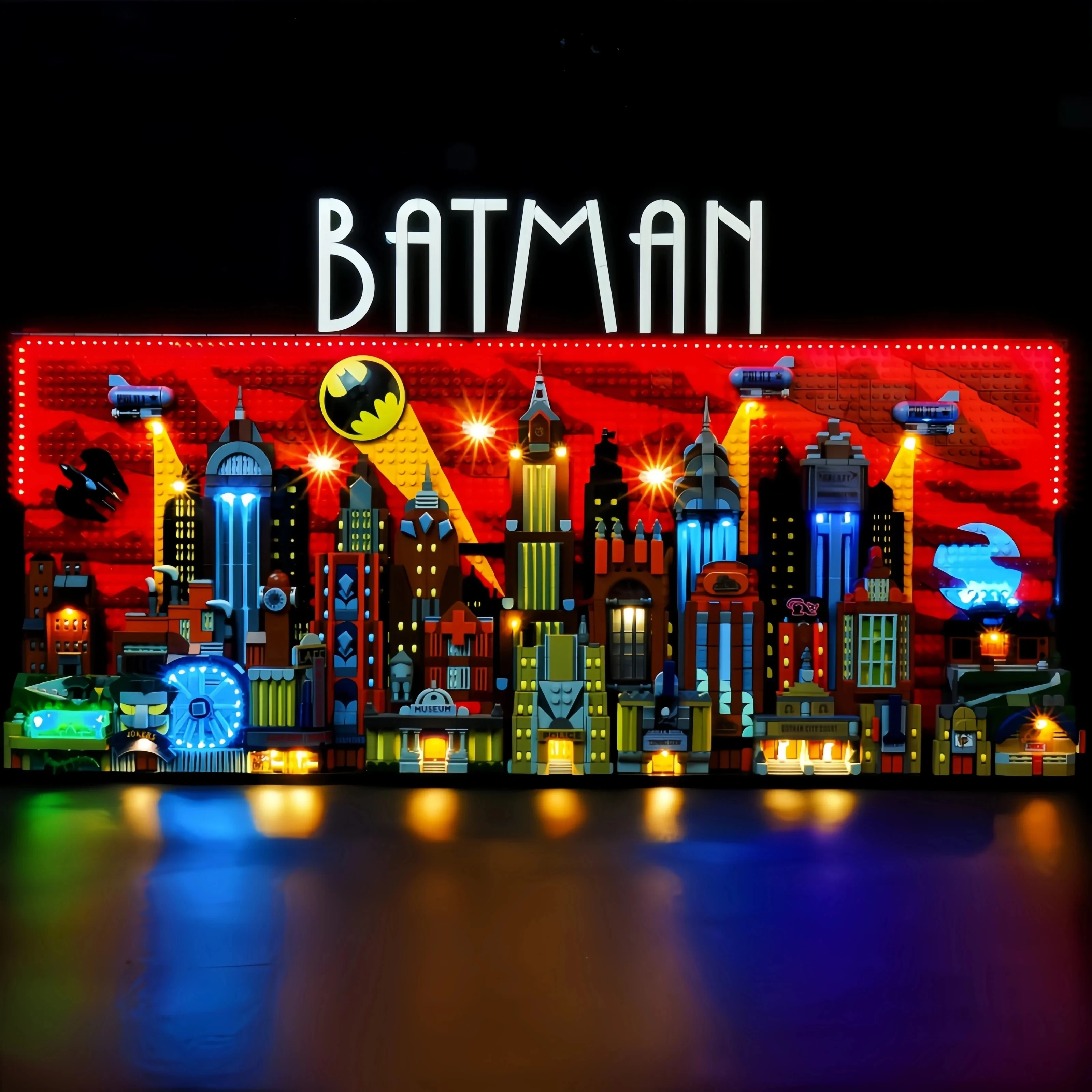 (Blocks not included) 5V LED Lighting For 76271 The Animated Series Gotham City Decorative Lamp Light Up your Building Blocks