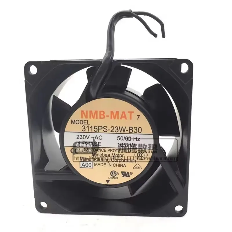 

Original 3115PS-23W-B30 80 * 80 * 38MM 8CM 230V 10/8W Cabinet AC Cooling Fan