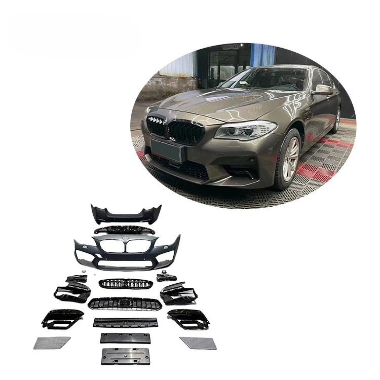 

Best Quality F10 Upgrade M5 bodykit for BMW 5 Series M5 F10 F18 Large Surround body kit front and rear bumper pp