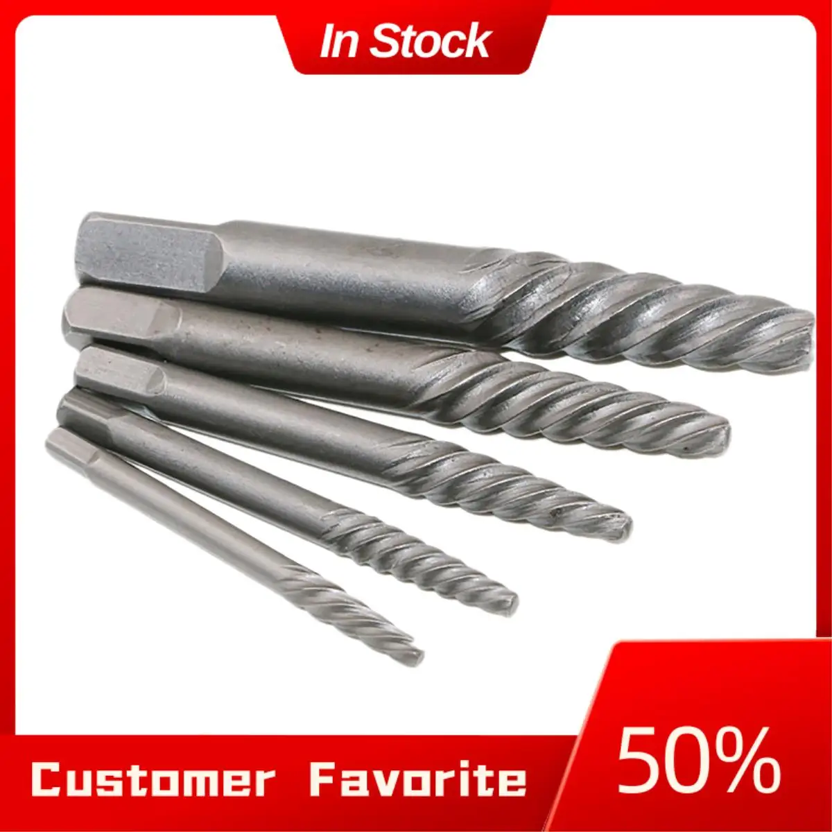 AT03 Top 11Pcs Damaged Screw Extractor Set Remove Stripped Or Broken Screws Bolt Fastener Easy Out With Right Handed Boring Dril