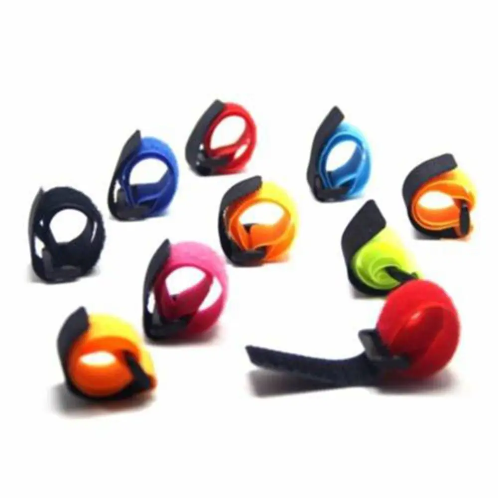 Random Color Nylon Fishing Rod Tie High Quality Non-slip Reusable Belt Multicolor Holder Strap Firm Bandage Fishing Tool