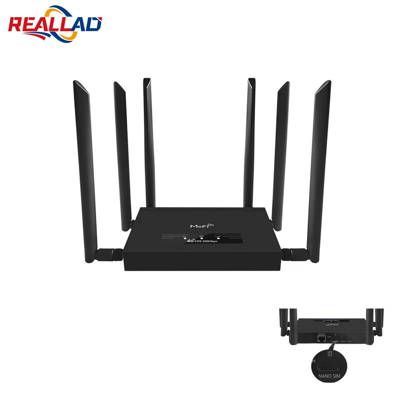 

Global R611 PRO 4G LTE WiFi Industrial-grade CPE6 Router Locking APN WiFi 6 300Mbps With Sim Card Slot Support Up To 16 Devices