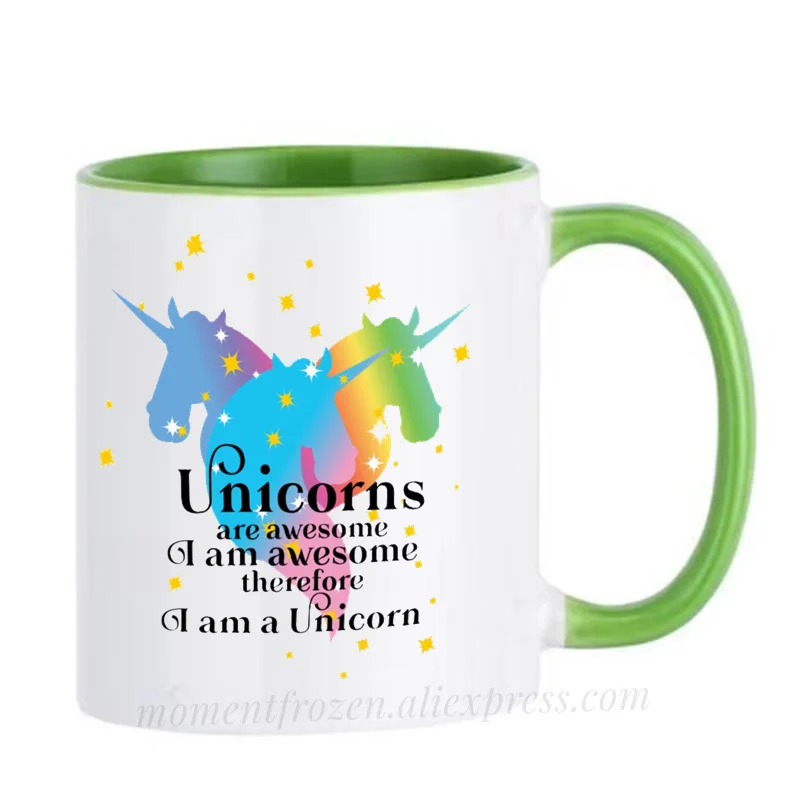 Awesome Unicorn Cup Caffeine Cocoa Coffee Mugs Tea Mugen Friend Gift Home Decal Milk Tableware Coffeeware Teaware Beer Drinkware