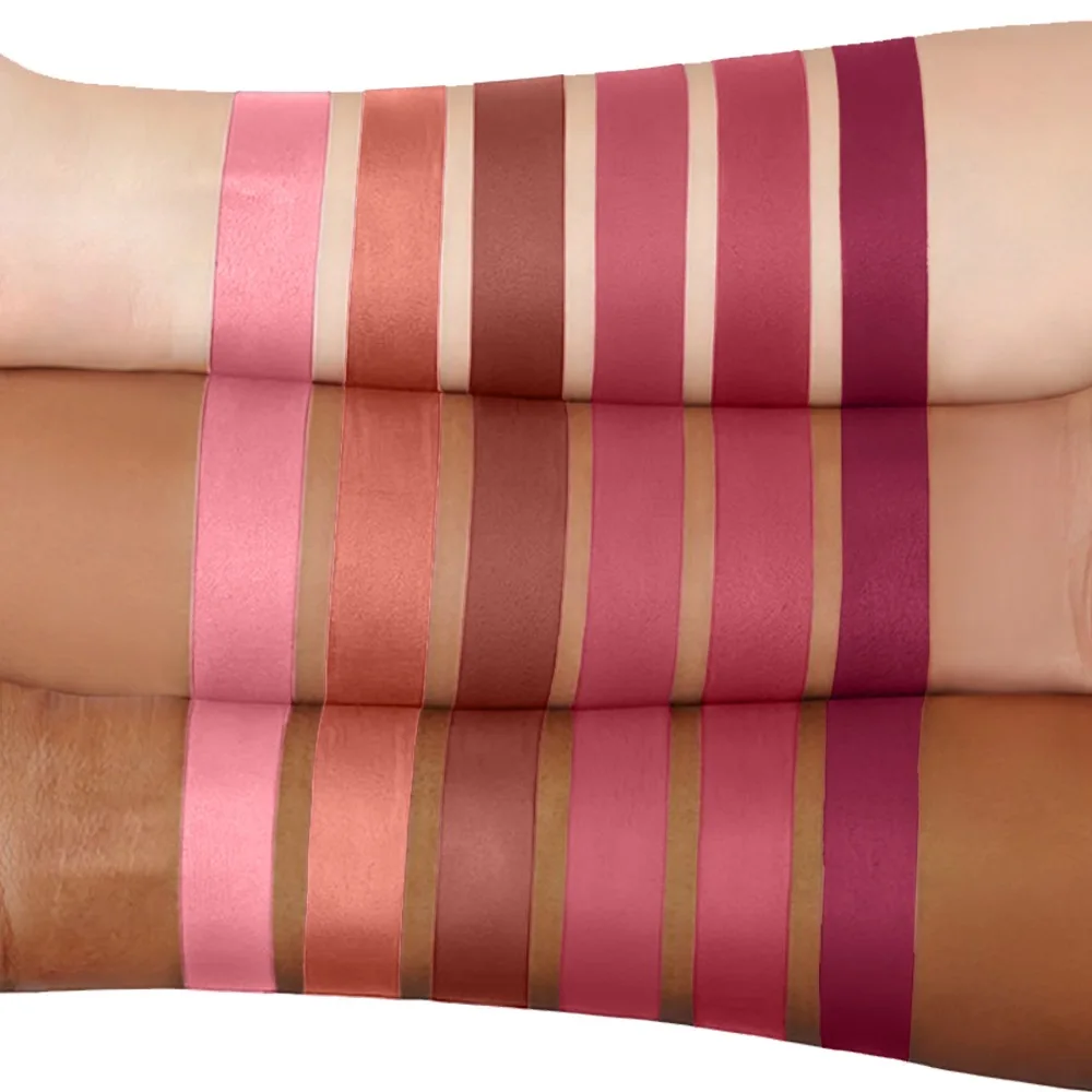 6-color Lipstick Pen Satin Matte Angled Rotating Moisturizing Lipstick Long-lasting Waterproof Easy-to-applied Lipstick