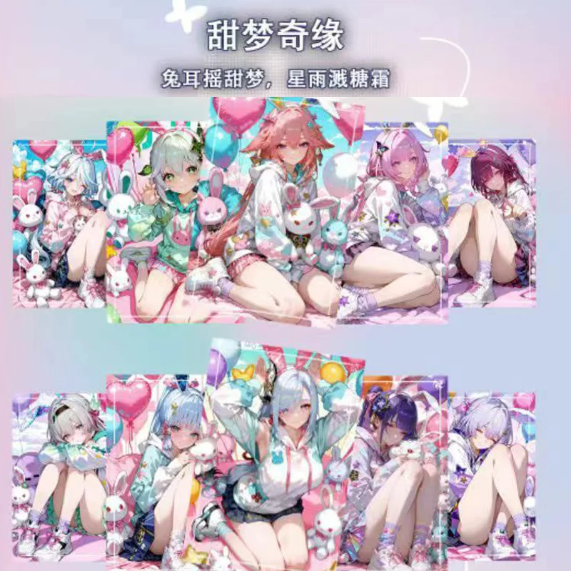 2025 Godin Verhaal Booster Box Kaarten A5 Acryl Gekleurd Papier Collectie Waifu Volledige Set Kaartspel Anime Bordspel Kind Geschenken