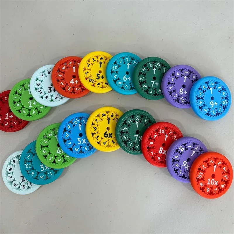 Math Fidget Spinners Educational Spinning Toys Learning Arithmetic Arithmetic Tools Addition Subtraction Multiplication Division