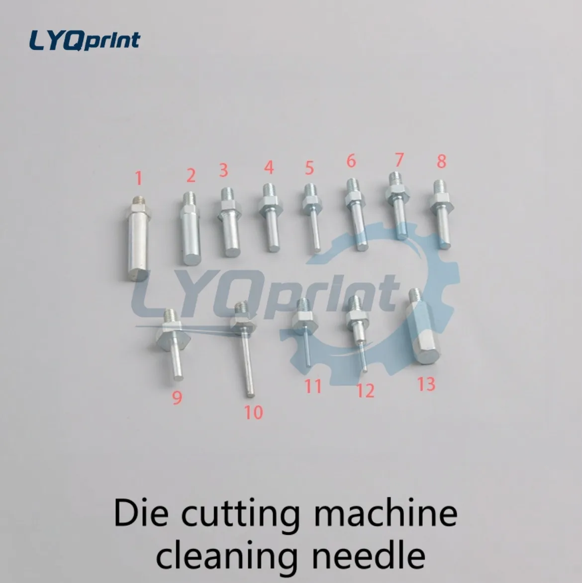 Flat Solid Die Cutting Machine Waste Stripping Pins Upper Lower Spring Pin Rod Ejection Needle Printing Spare Parts