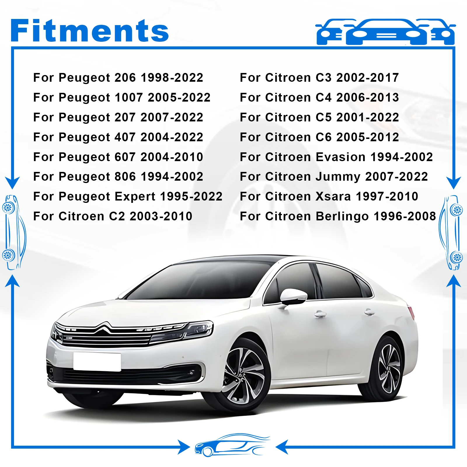 Osłona osłony pod silnikiem 703016 703018 do Citroen C2 C3 C 4 C5 C6 dla Peugeot 206 207 406 807 407