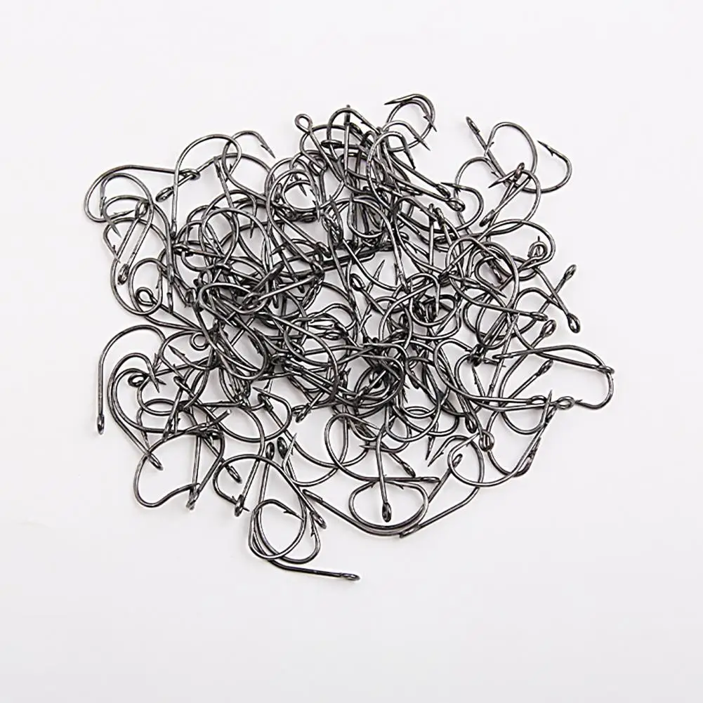 Barbed Hooks 50Pcs Universal Fast Penetration Easy to Carry  Lure Bait Barbed Hooks for Outdoor