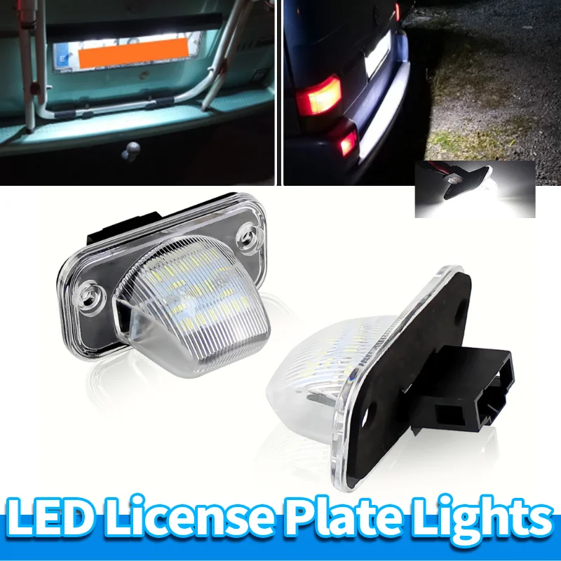 

2 шт. светодиодные фонари номерного знака для Volkswagen Transporter T4 Multivan Caravelle MK4 Eurovan Passat B5 B6 1990-2008 701943021