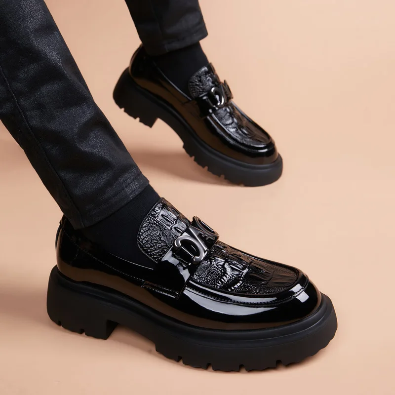 

Luxury Men Leather Casual Shoes High Quality Business Formal Shoes Oxford Casual Shoes for Men Fashion Comfortable Derby Shoe
