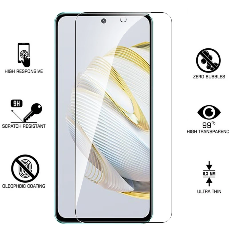 2.5D Full Glue Tempered Glass For Huawei Nova 9 10 11 12 SE 12S 9Z 12lite 12i Screen Protector protective film For Nova10Z Glass