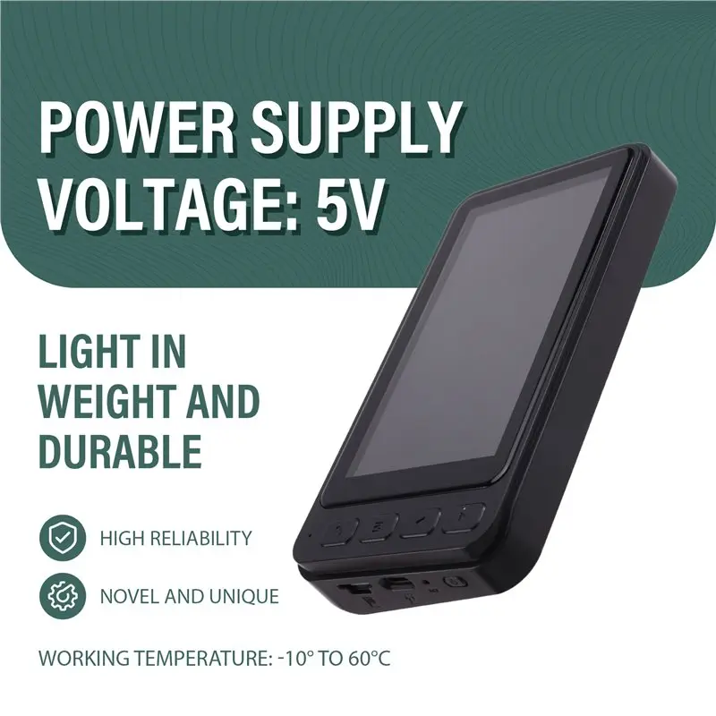 【HOME TOOL】For Wireless HD Video Doorbell With IPS Screen For Wireless Voice Intercom Full-Color Night Vision Low Power Consumpt