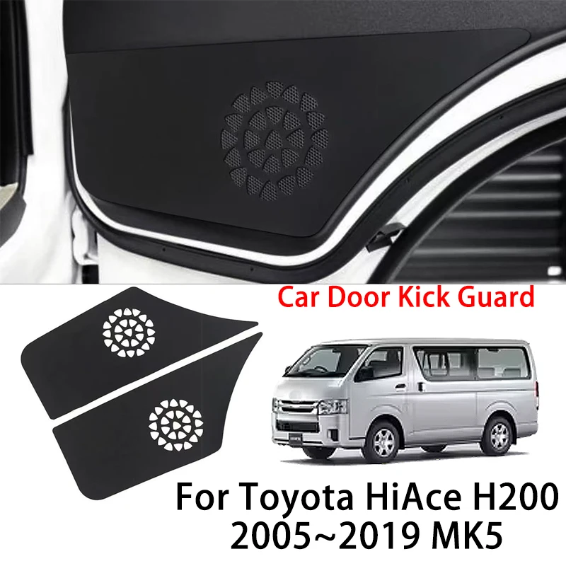 

Perfect Fit Door Kick Protector For Toyota HiAce H200 2005~2019 Anti-Scratch Waterproof Easy Clean No Residue Snug Installation
