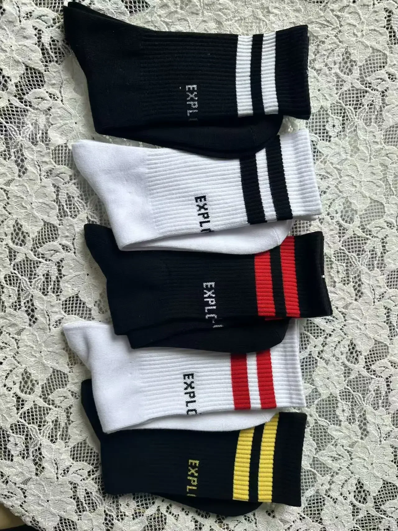 2/3/5 пар осенних носков, милые теплые носки в стиле Харадзюку, простые красочные полосатые короткие носки, модные весенние носки средней длины