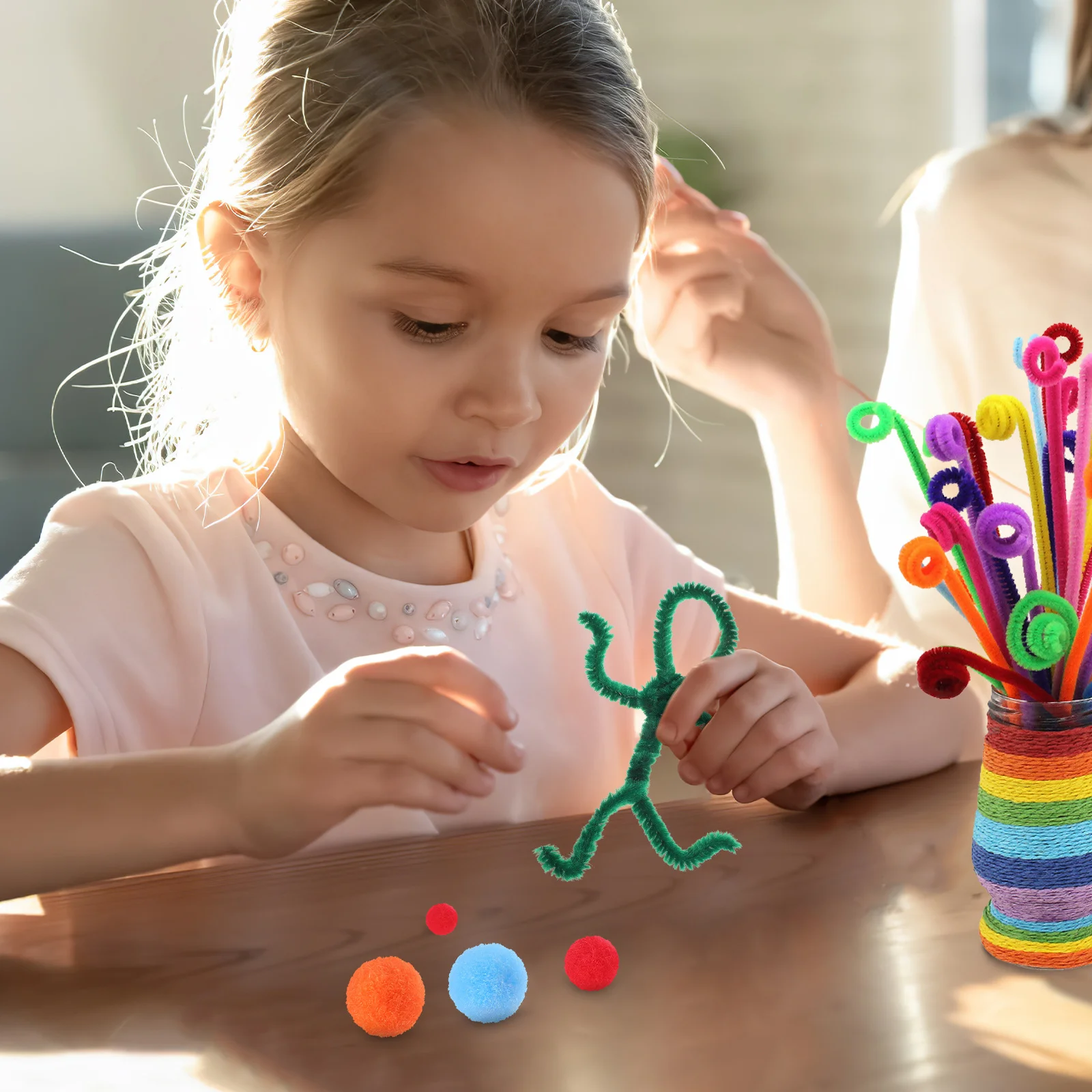 

1 set 1 Set Of Premium Pipe Cleaners Chenille Stems Flexible Craft Supplies For Kids Diy Art Projects Decorations Pipe Cleaners