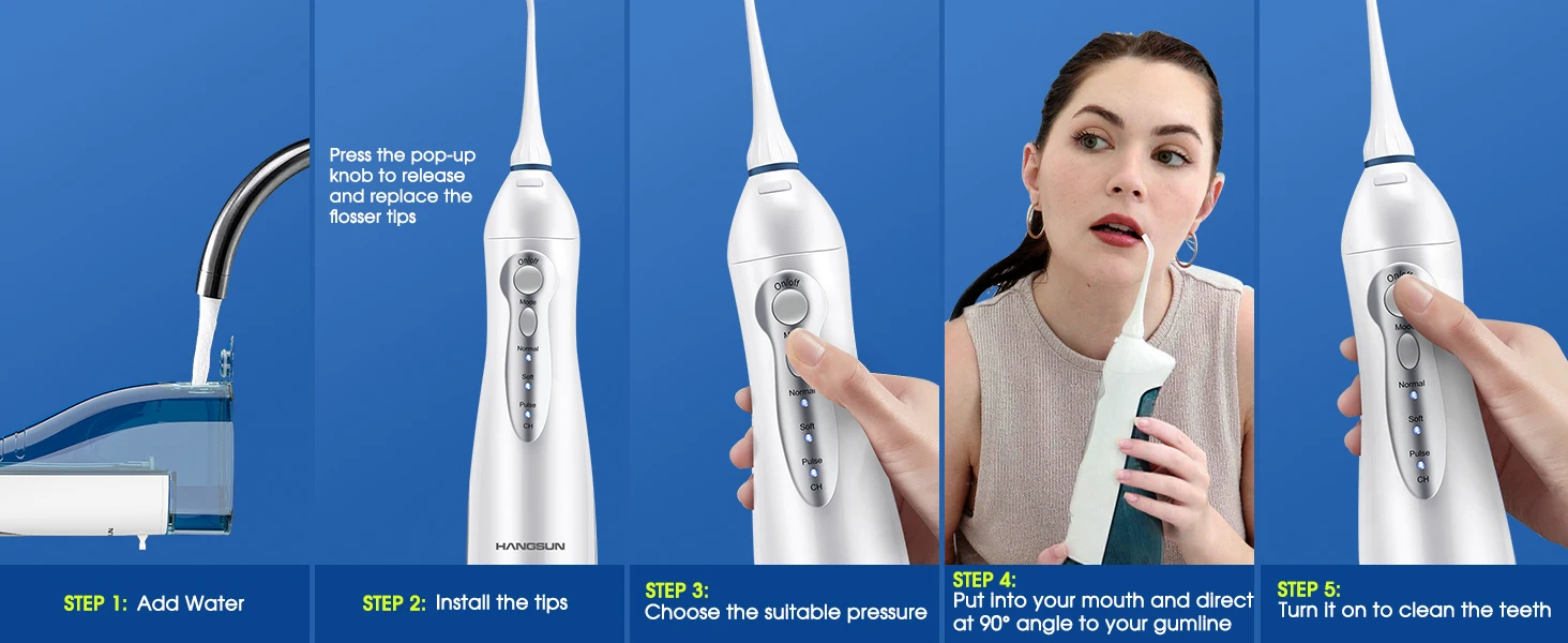 white flosser
