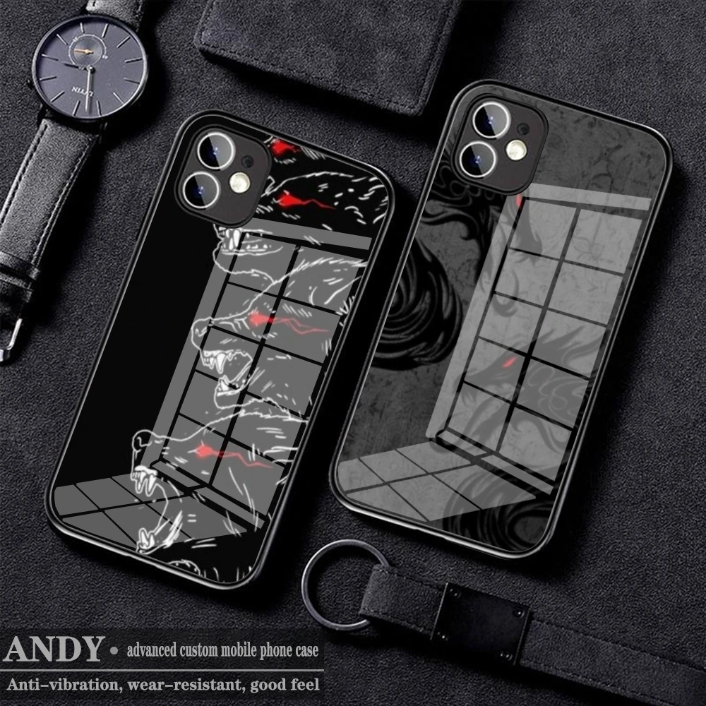 

pliosaur Phone Case Tempered Glass For IPhone 16 14 15 12 Pro 14 Plus 13 12 11 Pro MAX iphone Covers