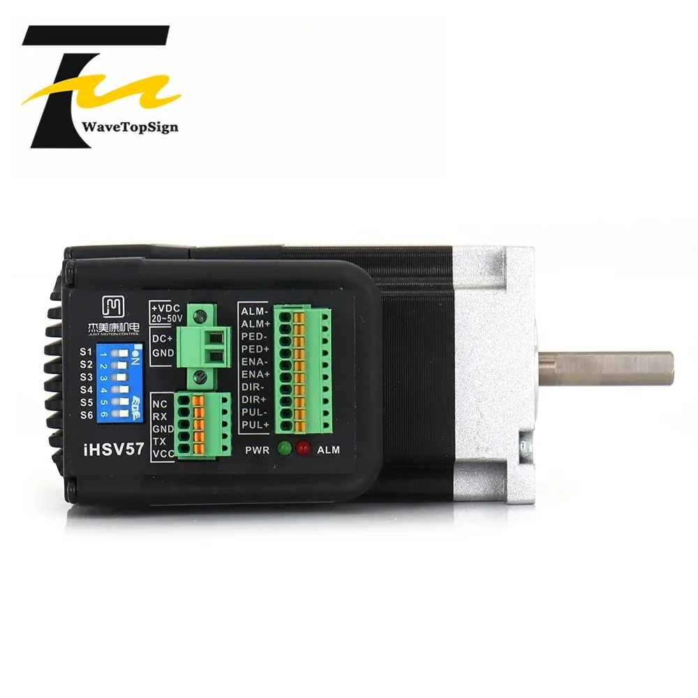 JMC 2Phase Nema23 100W 0.29N.m 3000rpm Integrated Servo Motor Driver 36VDC iHSV57-30-10-36 for CNC Engraving Machine