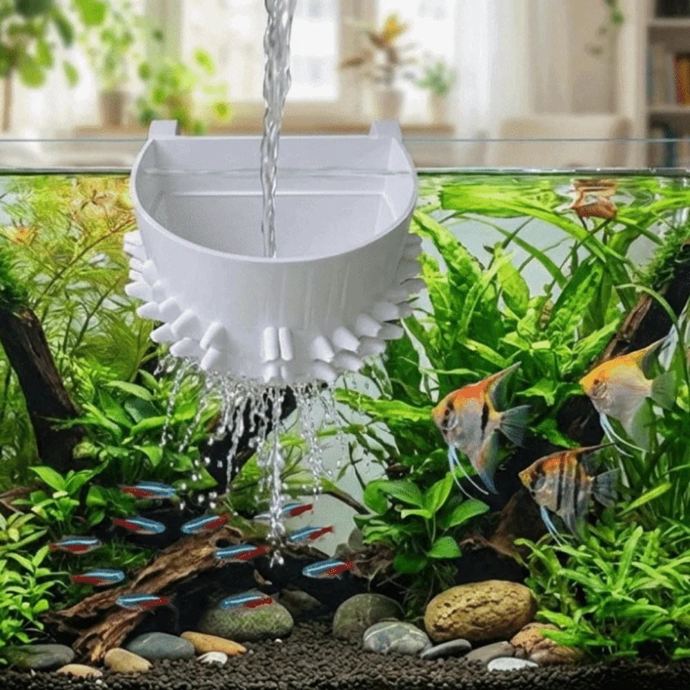 3D-Gedruckter Aquarium-Filtrations-Strömungsweiser aus Kunststoff mit Anti-Wirbel-Funktion für Fischbecken-Wasserwechsel und Filtrationsvorrichtung zur Wasserströmungsregelung