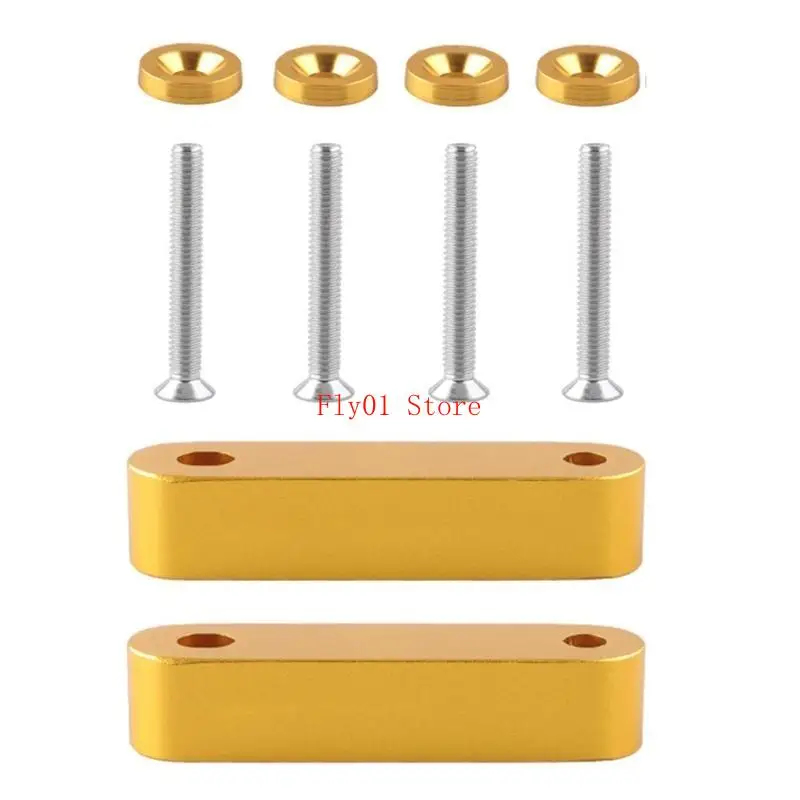 

Car Front Hood Vent Spacer Risers With Bolts Aluminum Engine Risers Spacer Tuning for 92-95 EG / 96-00 EK