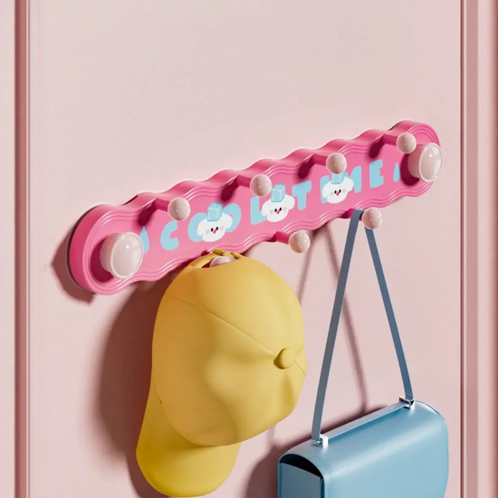 

Wall Mounted Clothes Hanger Storage Hook Adjustable Detachable Suction Cup Drying Rack Space Saving No-Punch Door Hooks