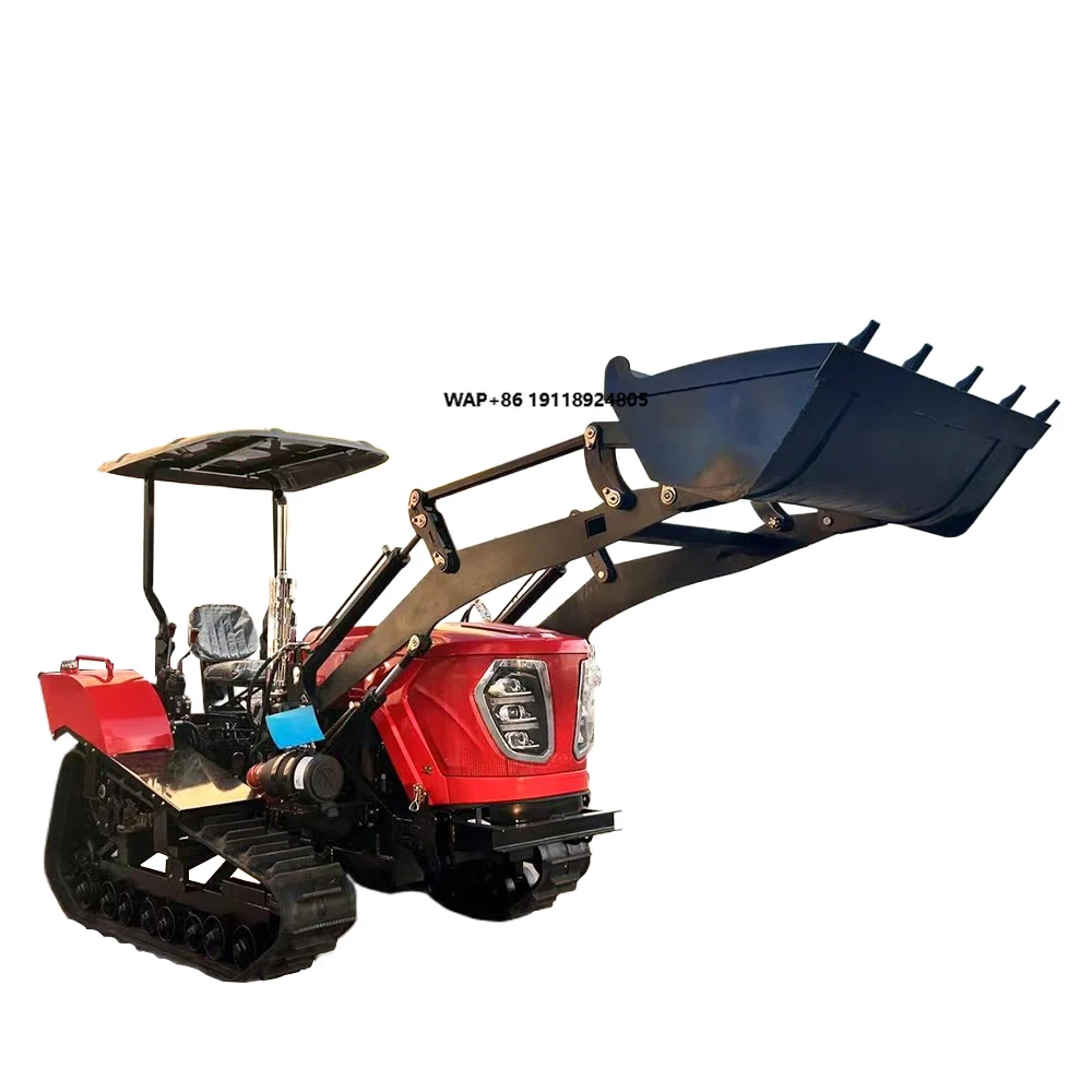 Wholesale Price High Efficiency 25hp Crawler Agricultural Tiller Field Crawler Tractor Farm Tiller