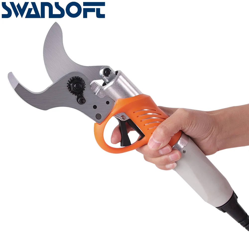 SWANSOFT battery pruner Charging Type Cordless Electric Pruning Shears for Vineyard