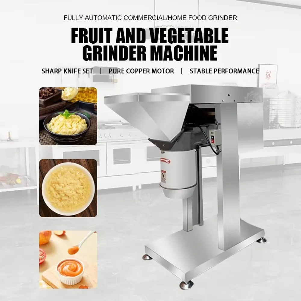 Industrial Cassava Grape for Apple Banana Sweet Potato Vegetable Fruit Crusher Machine Animal Feed Shredder