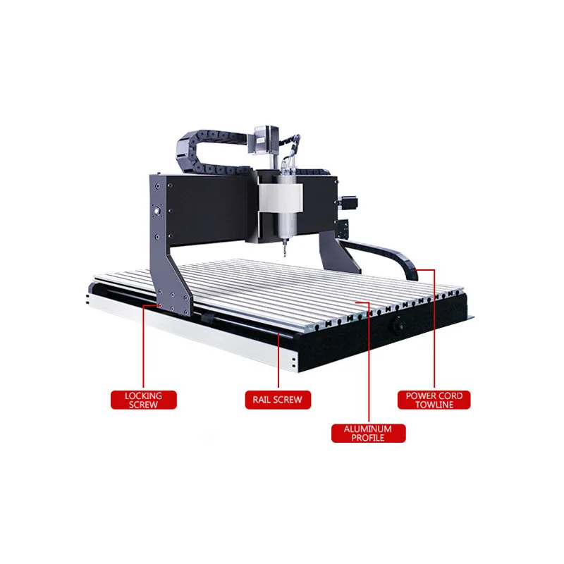 Engraving machine CNC engraving machine small automatic four-dimensional solid woodworking jade metal 3020-1500W
