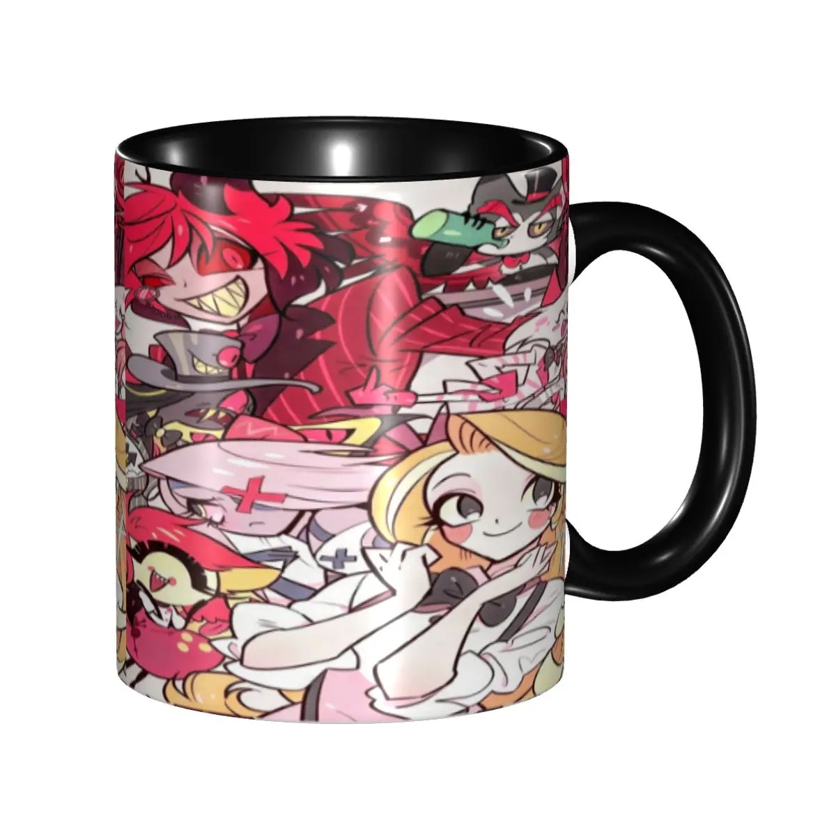 Hazbines Hoteles Alastor Vox 2 Merch Mug Funny Coffee Cup Gift For Women Men
