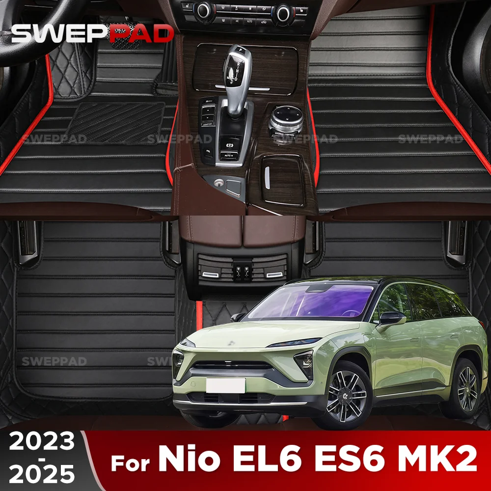 

For Nio EL6 ES6 MK2 2023 2024 2025 Car Floor Mats Custom Auto Foot Pads Automobile Carpet Cover Interior Accessories