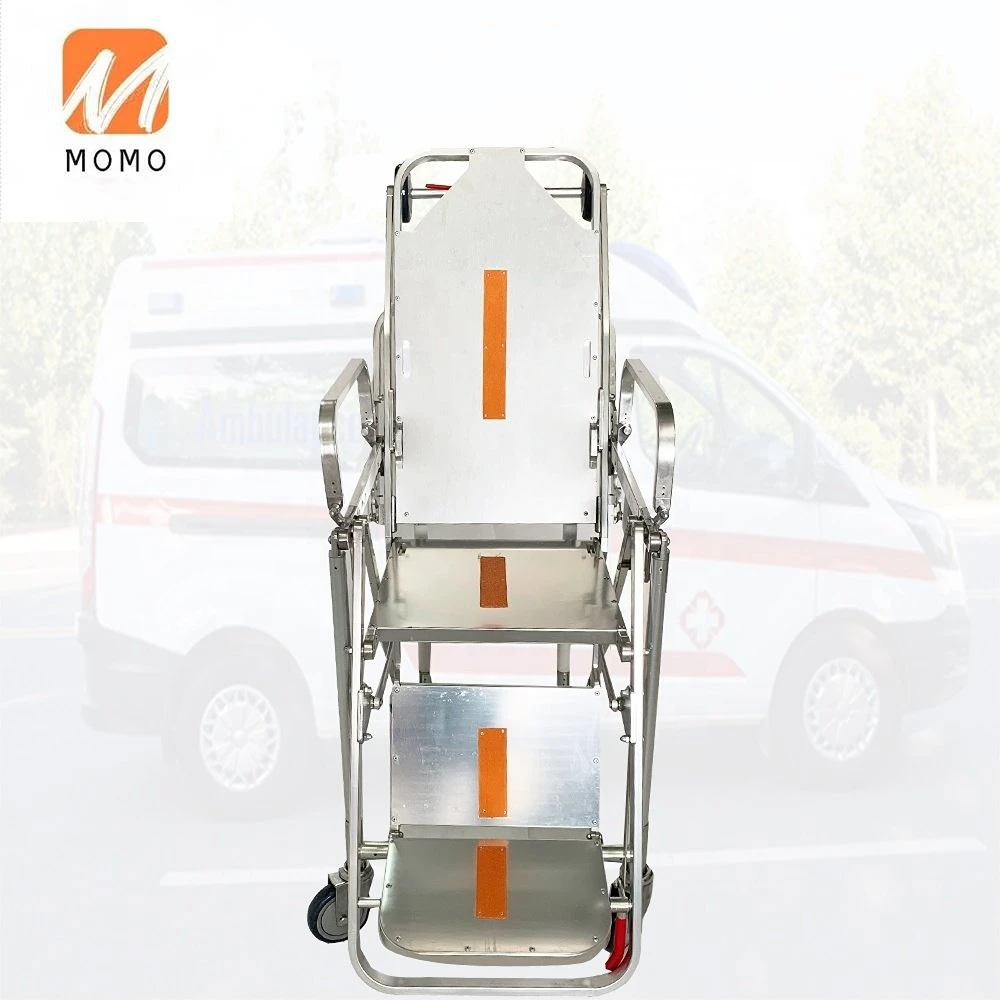 Hospital Emergency Equipments Seperate Patient Transfer Aluminum Ambulance Stretcher Positions