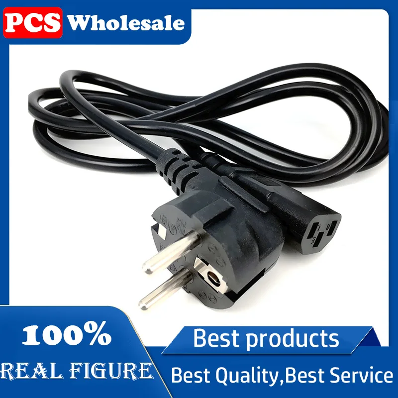

EU Power Cable E IEC C13 AC Power Extension Cord 1.2m 1.5m 1.8m 3*0.75mm For PC Computer Monitor PSU Antminer Printer LG TV