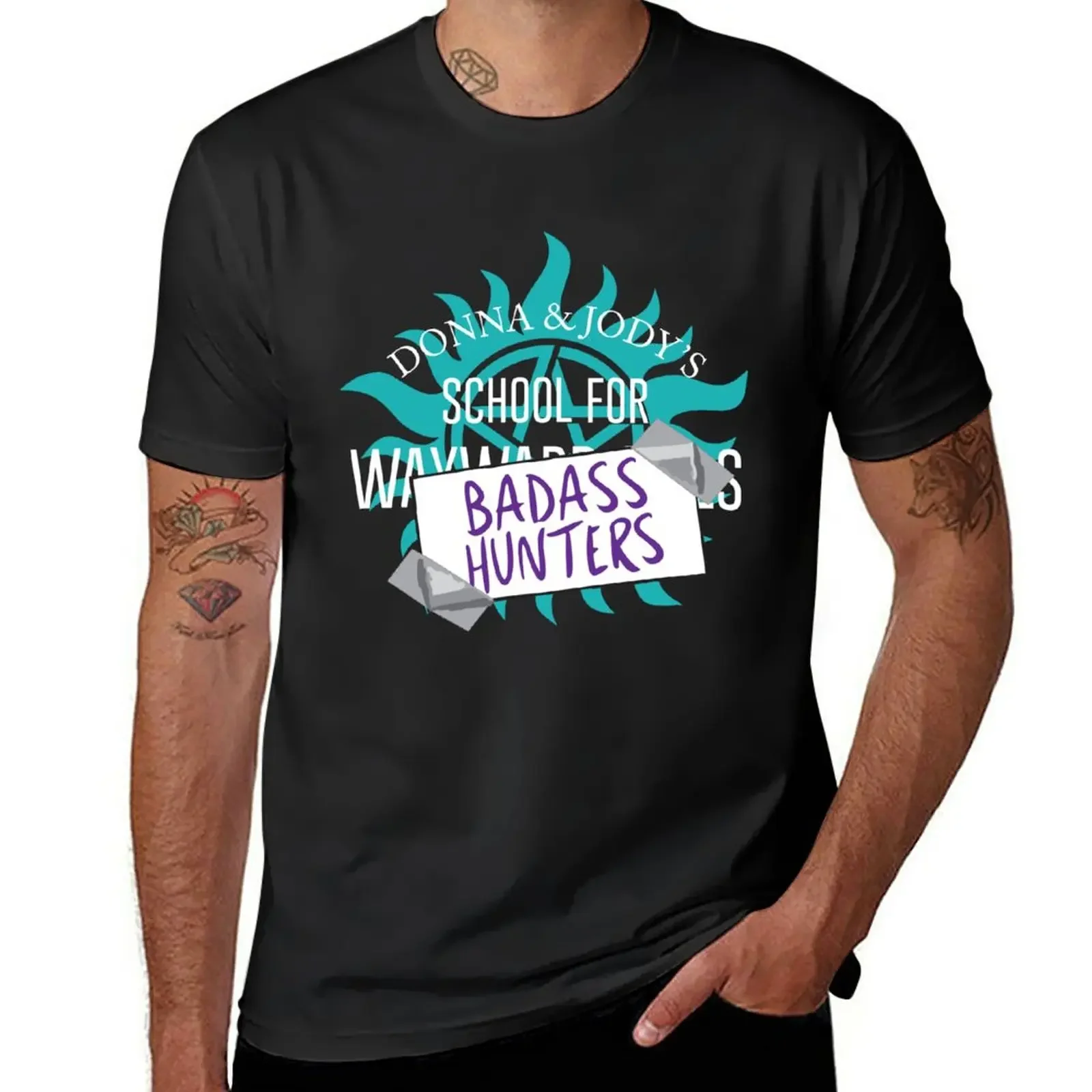 Wayward Sisters School for Badass Hunters T-Shirt cute clothes customs design your own Blouse t shirts for men pack