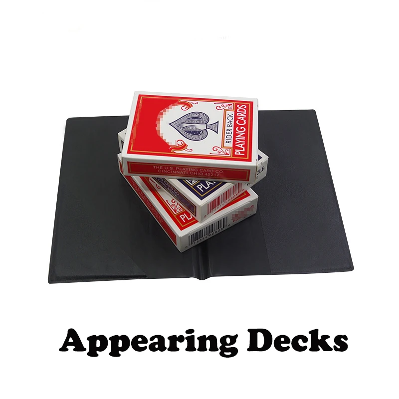 Appearing Decks Magic Tricks Magician Card Magie Deck Appearing From Wallet Close Up Illusions Gimmick Props Stage Comedy