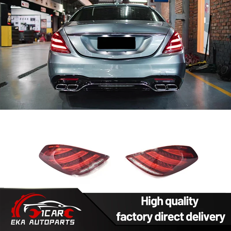 

For Benz S-Class W222 Tail Lights Maybach Style Tail Lights, S-Class Old To New Tail Lights High Quality 2016-2020