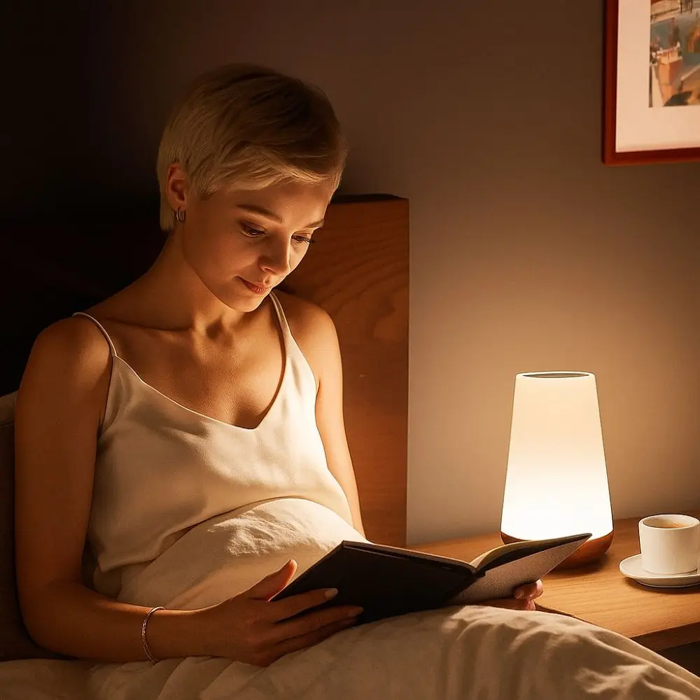 

Ambient Light Remote Control Night Light Dimmable Usb Rechageable Bathroom Bedside Lamp Decorative Touch Lamp Bedroom