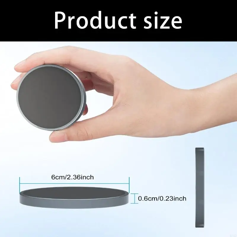 삼각대 카메라 용 1/4 나사 어댑터가있는 범용 자기 전화 마운트베이스 스마트 폰 삼각대 마운트 홀더 어댑터 K1KF