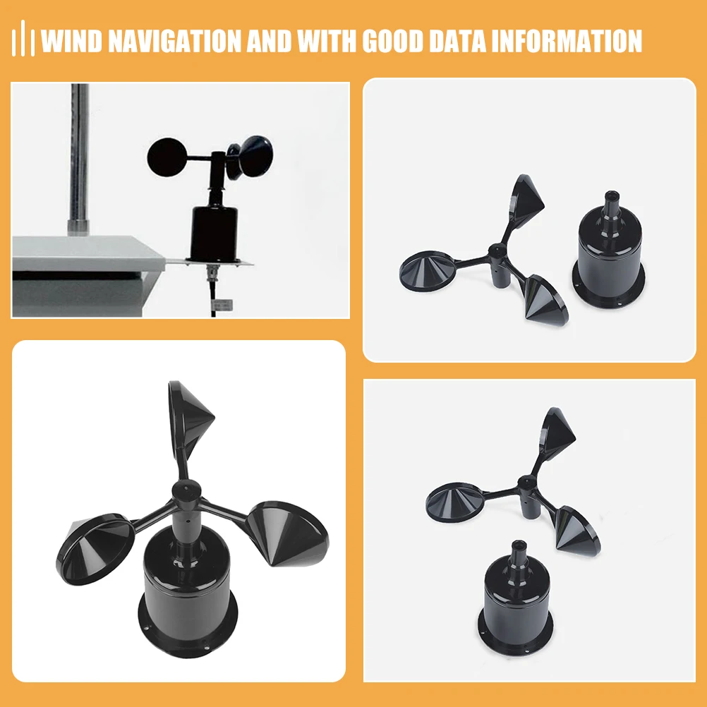 2pcs Wind Anemometer Shell Wind Indicators Shell Wind Direction Indicator Supply Wind Indicator Shell Wind Indicator Part Supply