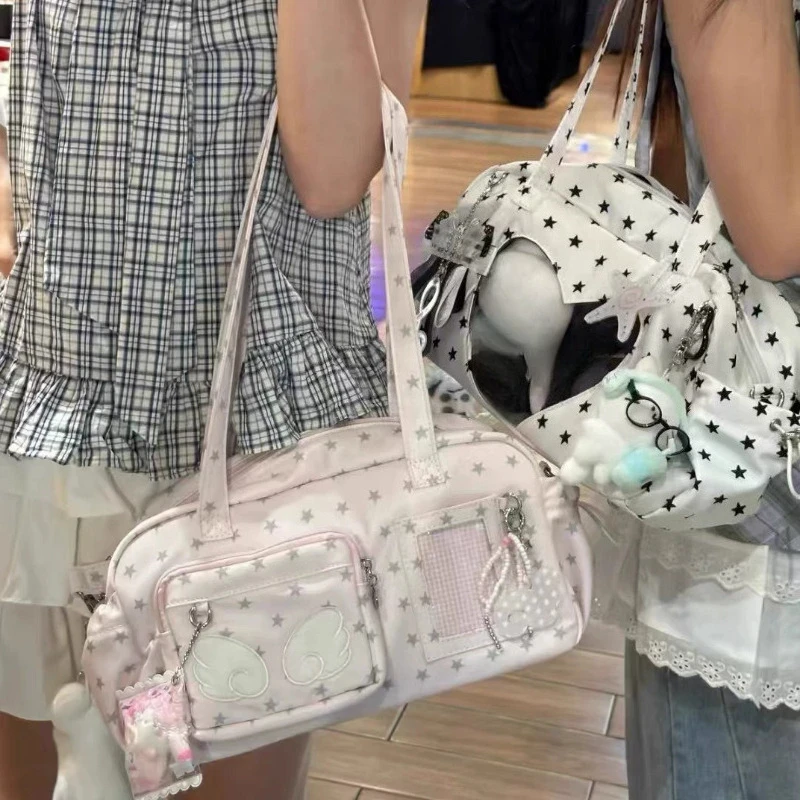 

2025 Star Angel Y2K Korean Sle New Design Jk Large Capaci Single Oulder Crossbody Bag for Women Casual Pure Leisure Youth Bag