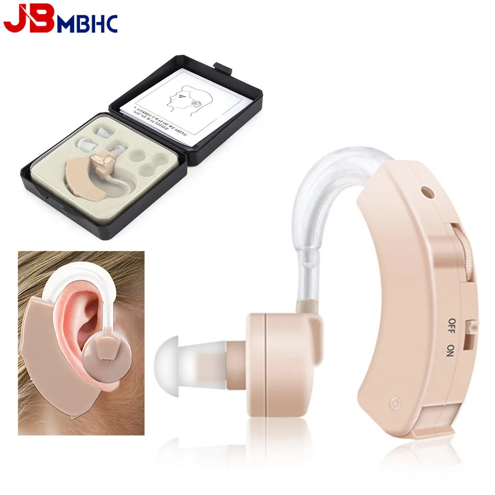 Hearing Aid Portable Elderly Hearing Aid Magnetic Charging Hearing Impaired Low Noise Sound Amplifier Help Listening Adjustable