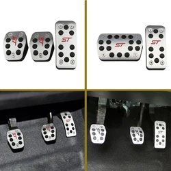 FOAL BURNING Car Accelerator Pedal Brake Pedal Clutch Pedals Cover for Ford Focus 2 MK2 3 4 MK3 MK4 Kuga Escape ST 2005-2017