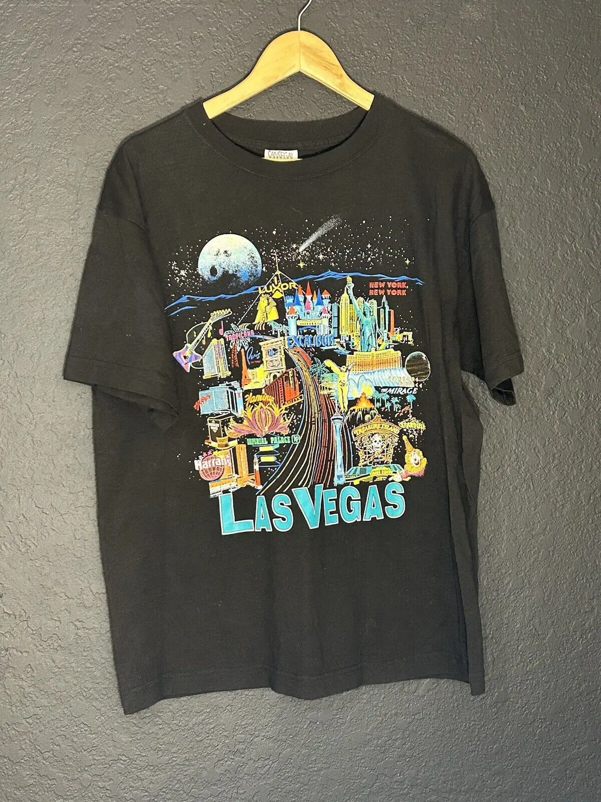 Vintage Las Vegas Casino Souvenir T Shirt Size Large