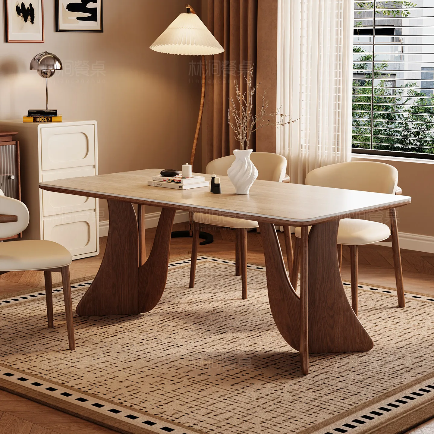 New medieval solid wood rock s - Tables 评论和价格