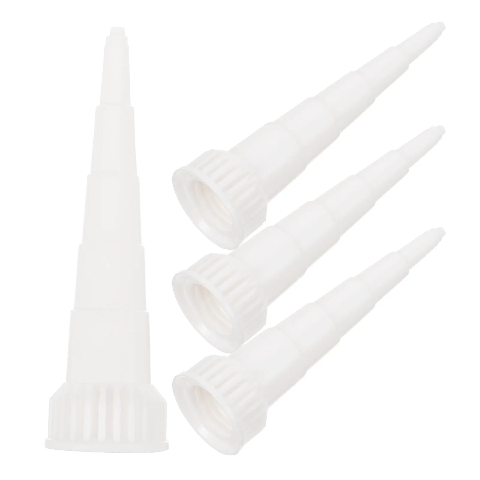 

4pcs Caulking Nozzles Cone Design Easy , Prevent Glue Drying, Replacement Caulk Tips, Caulking Finisher Tool,